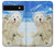 S3794 Arctic Polar Bear and Seal Paint Case For Google Pixel 6a