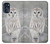 S1566 Snowy Owl White Owl Case For Motorola Moto G (2022)