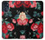 S3112 Rose Floral Pattern Black Case For Motorola Moto G (2022)