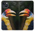 S3876 Colorful Hornbill Case For iPhone 13 mini