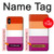 S3887 Lesbian Pride Flag Case For iPhone X, iPhone XS