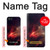 S3897 Red Nebula Space Case For iPhone 5 5S SE