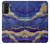 S3906 Navy Blue Purple Marble Case For Samsung Galaxy S21 Plus 5G, Galaxy S21+ 5G