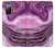 S3896 Purple Marble Gold Streaks Case For Samsung Galaxy S20 FE