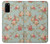 S3910 Vintage Rose Case For Samsung Galaxy S20