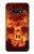 S3881 Fire Skull Case For Samsung Galaxy S10e