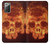 S3881 Fire Skull Case For Samsung Galaxy Note 20