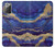 S3906 Navy Blue Purple Marble Case For Samsung Galaxy Note 20