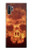 S3881 Fire Skull Case For Samsung Galaxy Note 10 Plus