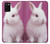 S3870 Cute Baby Bunny Case For Samsung Galaxy A02s, Galaxy M02s  (NOT FIT with Galaxy A02s Verizon SM-A025V)