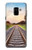 S3866 Railway Straight Train Track Case For Samsung Galaxy A8 (2018)