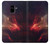 S3897 Red Nebula Space Case For Samsung Galaxy A8 (2018)