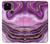 S3896 Purple Marble Gold Streaks Case For Google Pixel 5