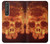 S3881 Fire Skull Case For Sony Xperia 1 III