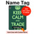 S3862 Keep Calm and Trade On Hard Case For iPad Air (2020, 2022), Air 11 (2024,2025,2026), Pro 11 (2022)