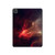 S3897 Red Nebula Space Hard Case For iPad Pro 11 (2021,2020,2018, 3rd, 2nd, 1st)