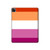 S3887 Lesbian Pride Flag Hard Case For iPad Pro 12.9 (2022,2021,2020,2018, 3rd, 4th, 5th, 6th)