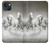 S0933 White Horses Case For iPhone 14