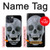S1286 Diamond Skull Case For iPhone 14