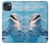 S1291 Dolphin Case For iPhone 14