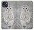 S1566 Snowy Owl White Owl Case For iPhone 14