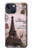 S2211 Paris Postcard Eiffel Tower Case For iPhone 14