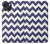 S2345 Navy Blue Shavron Zig Zag Pattern Case For iPhone 14