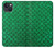 S2704 Green Fish Scale Pattern Graphic Case For iPhone 14