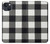 S2842 Black and White Buffalo Check Pattern Case For iPhone 14