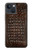 S2850 Brown Skin Alligator Graphic Printed Case For iPhone 14