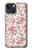 S3095 Vintage Rose Pattern Case For iPhone 14