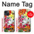 S3205 Retro Art Flowers Case For iPhone 14