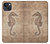 S3214 Seahorse Skeleton Fossil Case For iPhone 14