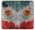 S3314 Mexico Flag Vinatage Football Graphic Case For iPhone 14