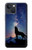 S3555 Wolf Howling Million Star Case For iPhone 14