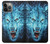 S0752 Blue Fire Grim Wolf Case For iPhone 14 Pro