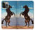 S0934 Wild Black Horse Case For iPhone 14 Pro