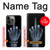 S1143 X-ray Hand Middle Finger Case For iPhone 14 Pro