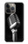 S1672 Retro Microphone Jazz Music Case For iPhone 14 Pro