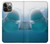 S1801 Beluga Whale Smile Whale Case For iPhone 14 Pro