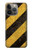 S2231 Yellow and Black Line Hazard Striped Case For iPhone 14 Pro