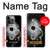 S2387 Gun Bullet Hole Glass Case For iPhone 14 Pro