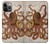 S2801 Vintage Octopus Case For iPhone 14 Pro