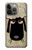 S2826 Cute Cartoon Unsleep Black Sheep Case For iPhone 14 Pro