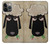 S2826 Cute Cartoon Unsleep Black Sheep Case For iPhone 14 Pro