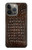 S2850 Brown Skin Alligator Graphic Printed Case For iPhone 14 Pro