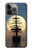 S2897 Pirate Ship Moon Night Case For iPhone 14 Pro