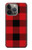 S2931 Red Buffalo Check Pattern Case For iPhone 14 Pro