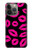 S2933 Pink Lips Kisses on Black Case For iPhone 14 Pro