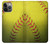 S3031 Yellow Softball Ball Case For iPhone 14 Pro